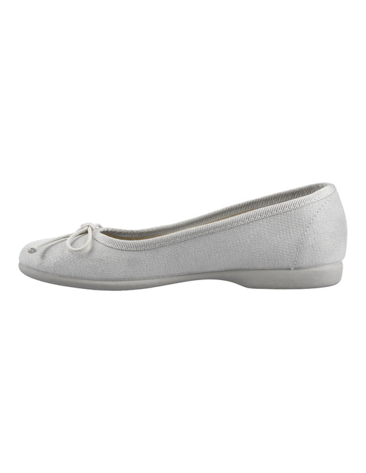 Zapato Tokolate Balerina /turia Plata para Niña