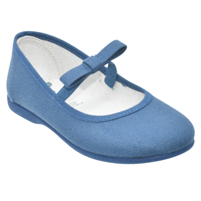 Merceditas Pekis Azules con Lazo Berlin para Niña