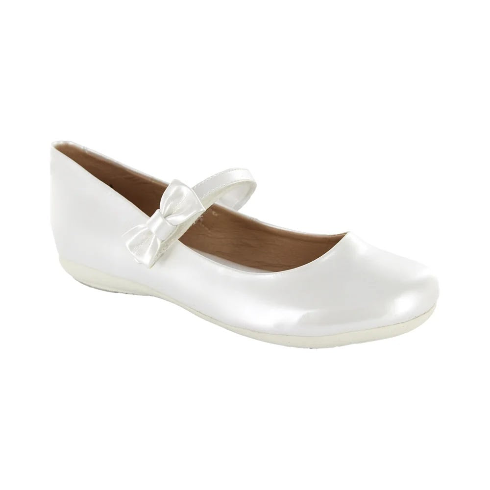 ZAPATO BLANCO PARA NIÑA VELCRO MOÑO