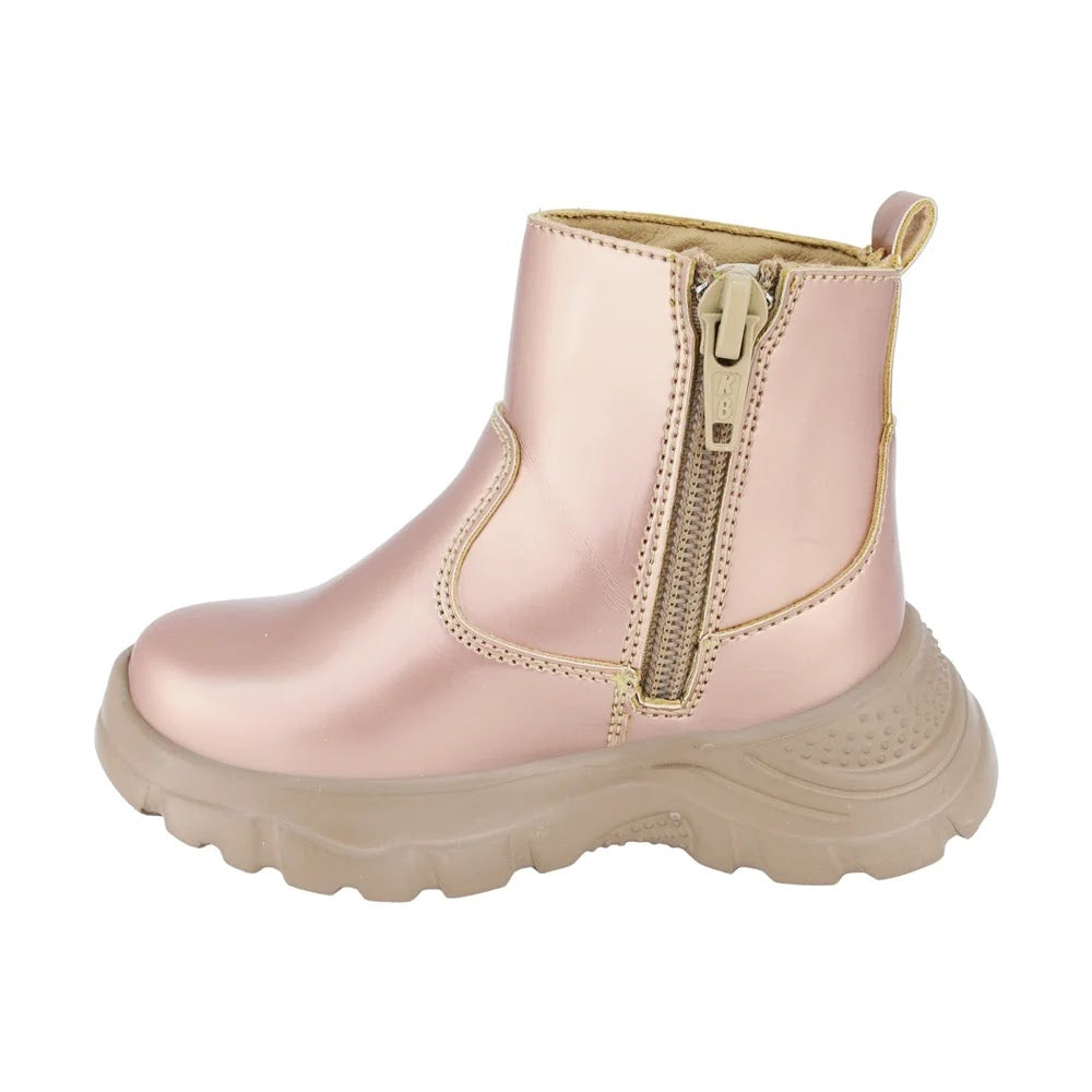 BOTIN ORO PARA ROSADO NIÑA CHAROL ESTRELLA