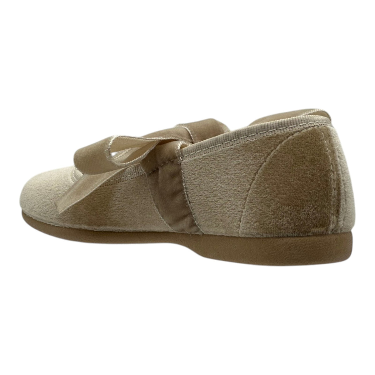 ZAPATO NIÑA VALENCIANA CINTAS/TERCIOPELO