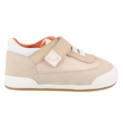 Zapato Barefoot Blanditos Agujeta Resorte Beige para Niño