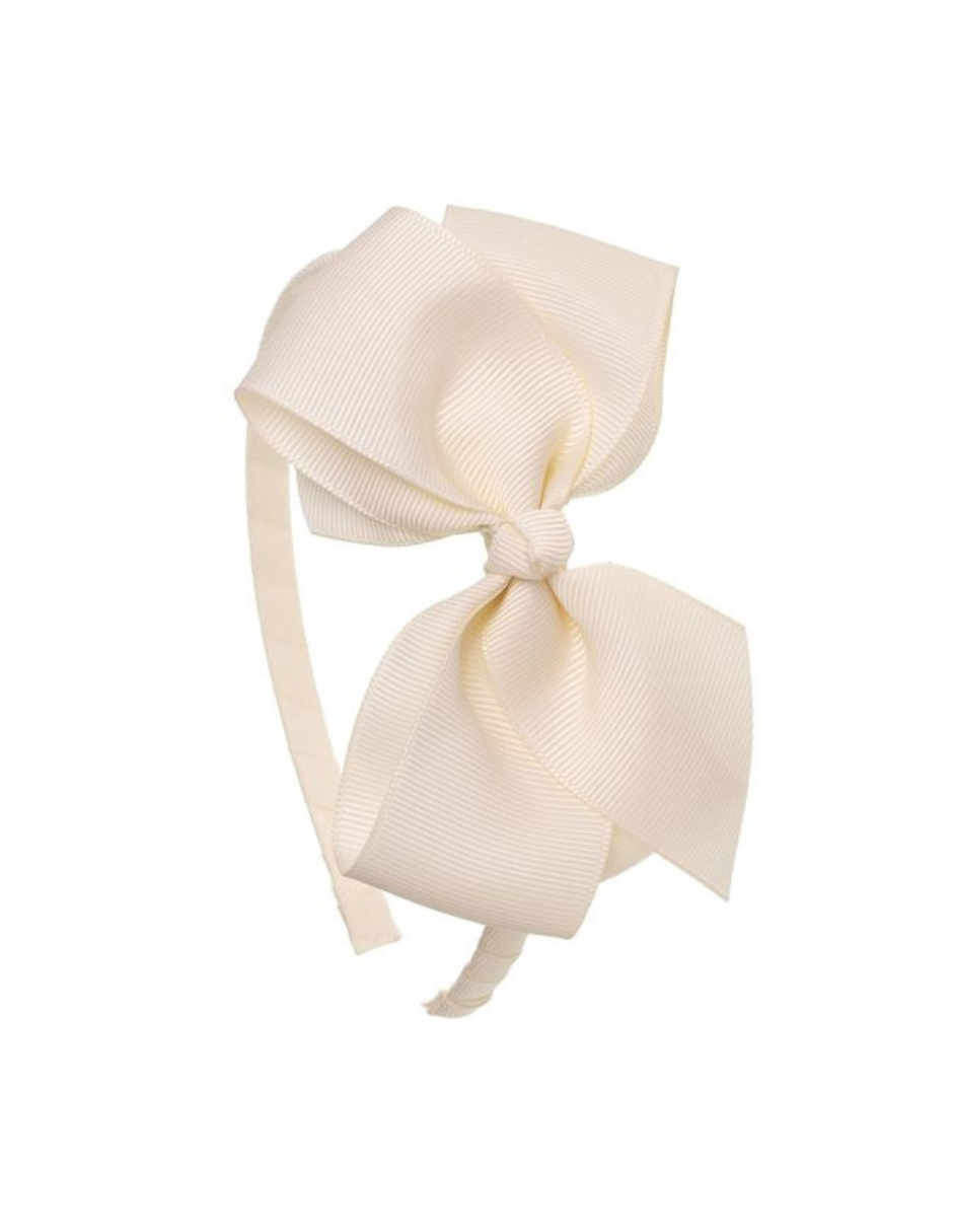 Diadema Siena Nata con Lazo Grande Grosgrain