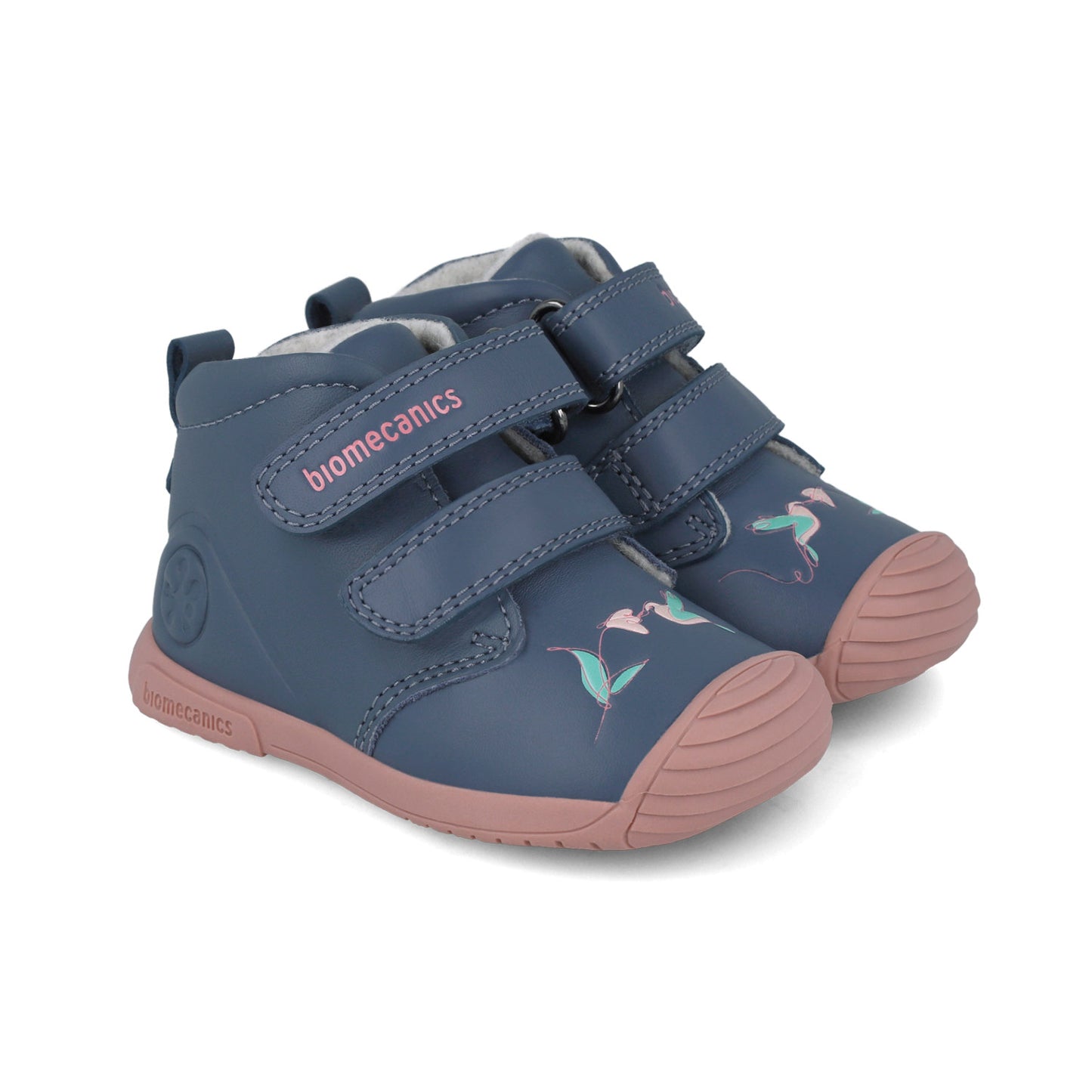 Botines Biomecanics Azul y Rosa para Bebé