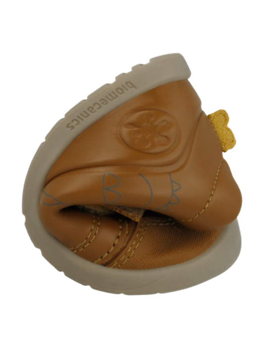 Zapato Barefoot Niño Doble Vel Café -Biomecanics