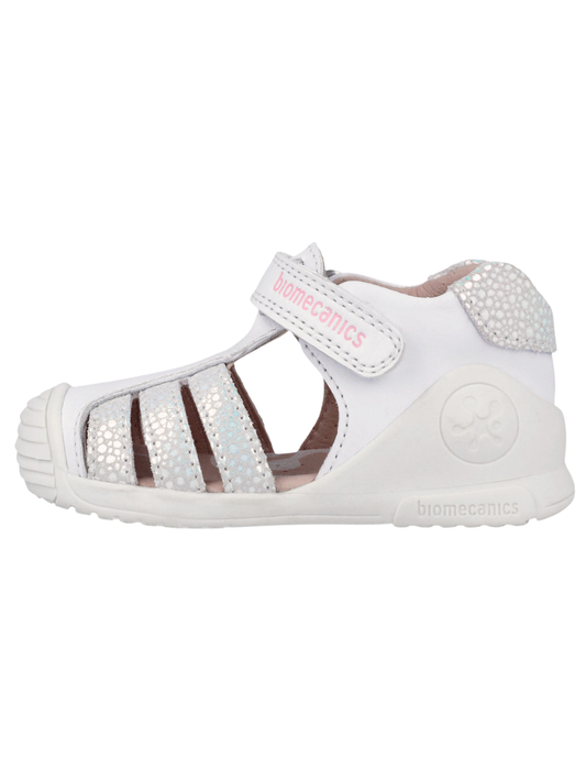 Sandalia Biomecanics Laminada Blanco para Bebe
