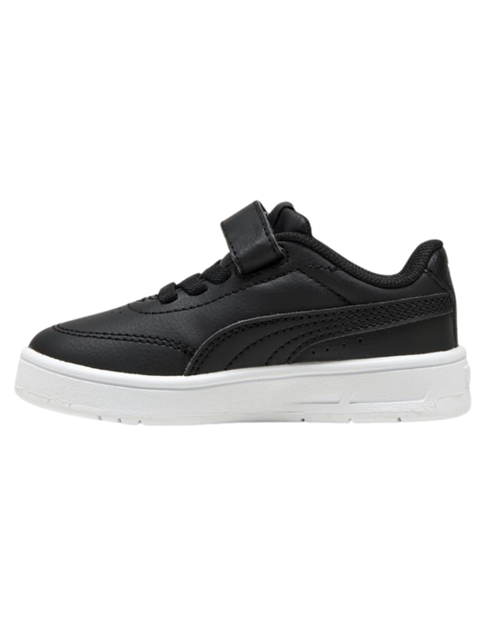 Tenis Puma Court Classic Clean Ac+ Inf Negros para Niña