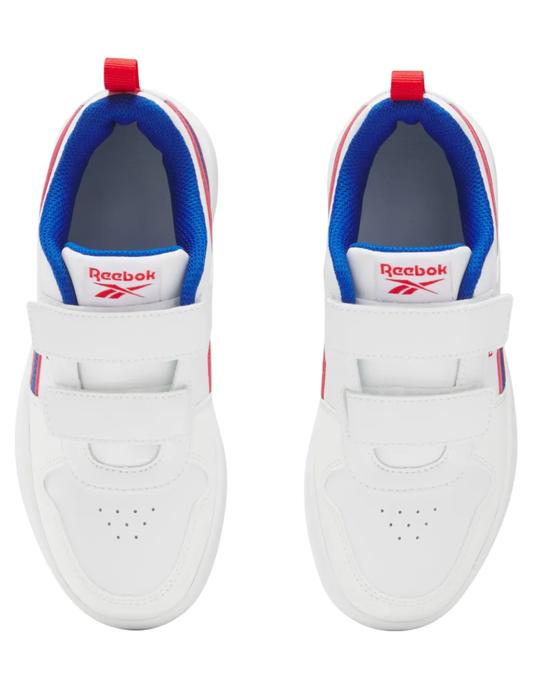 Tenis Reebok Royal Prime 2.0 Two Strap Hoop & Loop Blancos para Niño