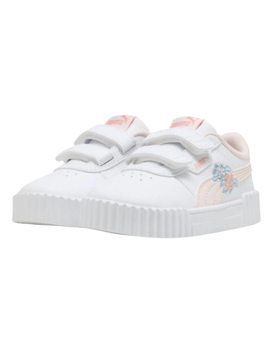 Tenis Puma Carina 3.0 Floral V Inf Blancos para Niña