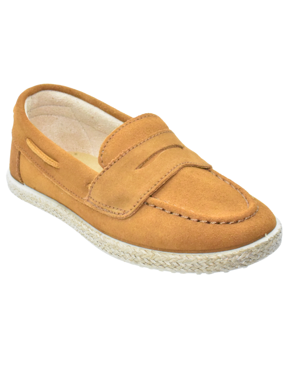 Mocasines Pekis Antifaz serraje Cueros para Niño