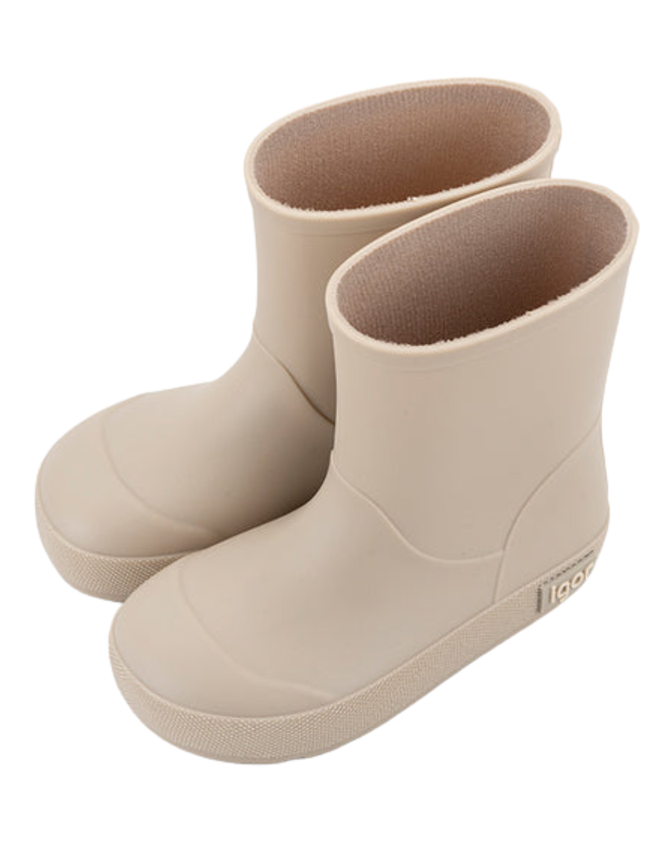 Bota Igor Lluvia Barefoot Corte Bajo Frambuesas para Niña
