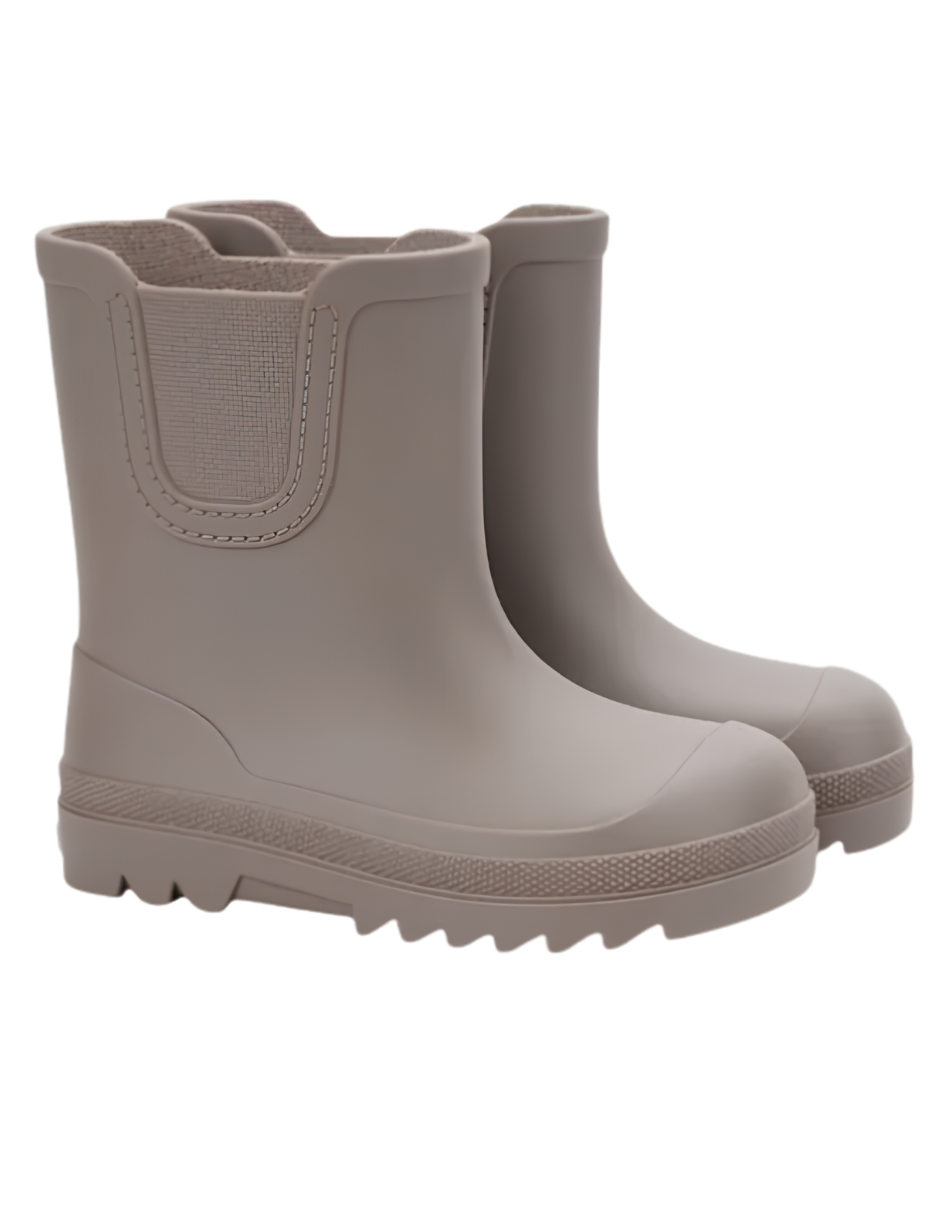 Bota Igor Baja Lluvia Barefoot Taupe para Niños(Unisex)