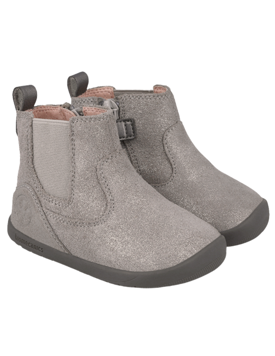 Botin Biomecanics Wider Resortes Grises para Niña
