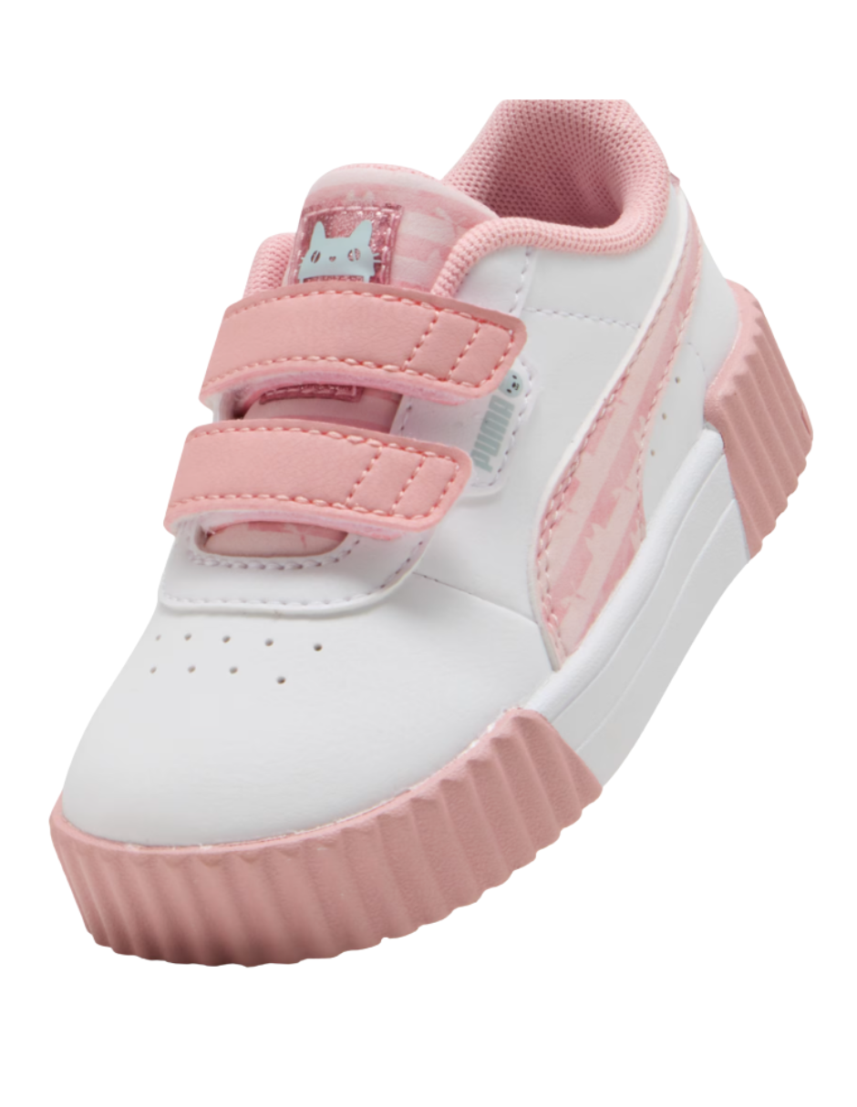 Tenis Puma Carina 3.0 Gabby's Dollhouse V Inf Blancos para Niña
