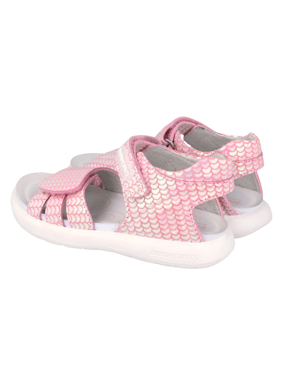 Sandalia Biomecanics Barby con Pala Velcro y Laminada para Niña