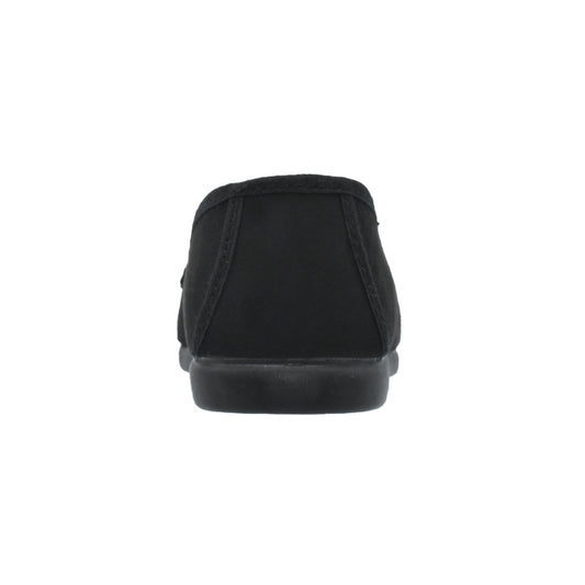 Mocasín de niño en serratex negro con antifaz – Tokolate