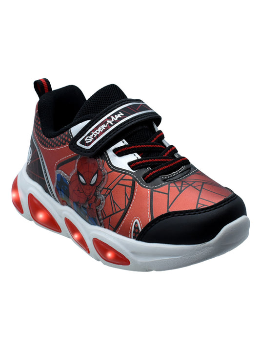 Tenis Niño Spiderman Luces Tornasol - Georgie Boy