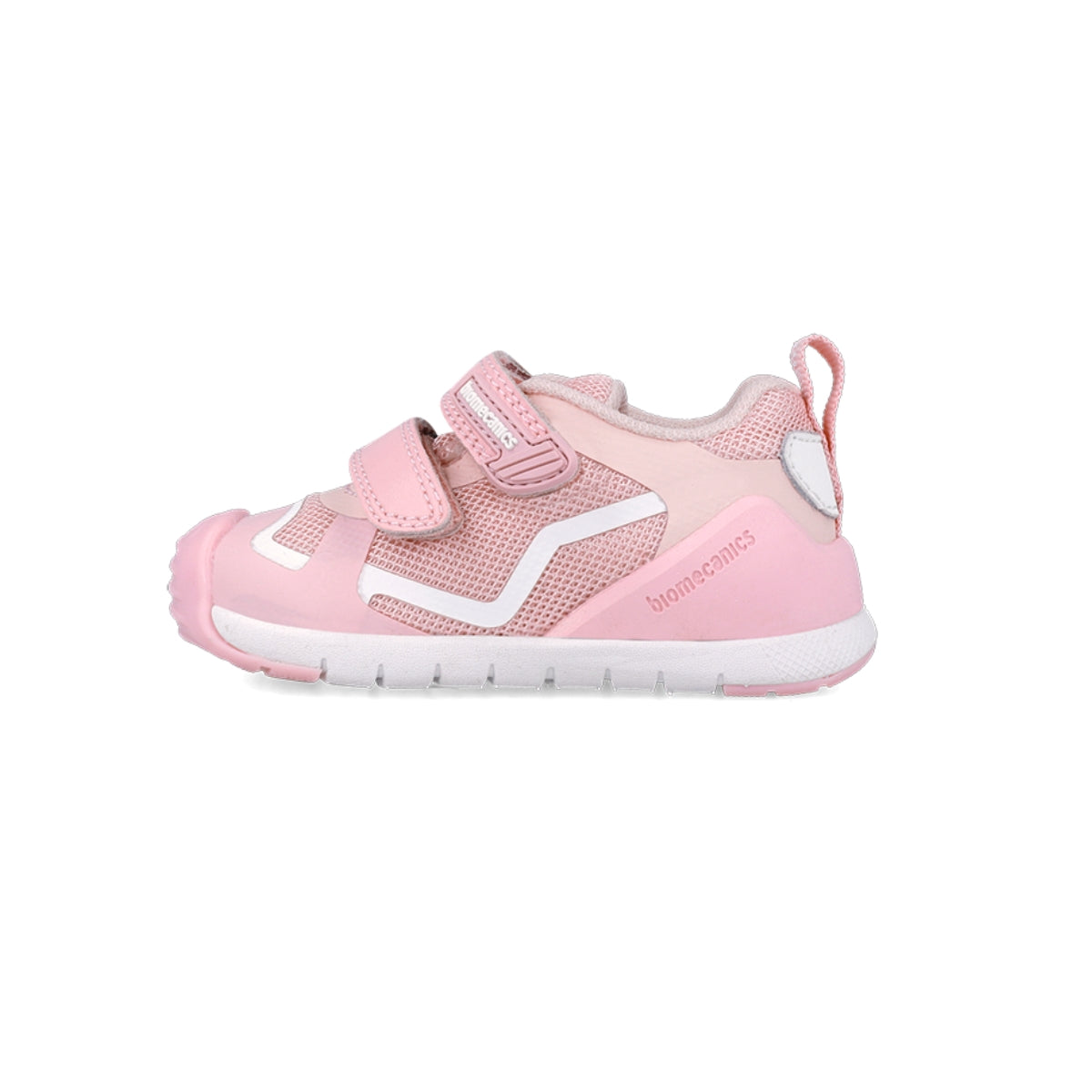 Tenis Niña Rosa con Doble Velcro y Puntera Reforzada - BIOMECANICS