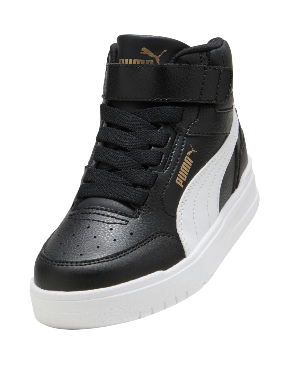 Tenis Puma Shuffle Downtown Mid AC+ PS Negros para Niño