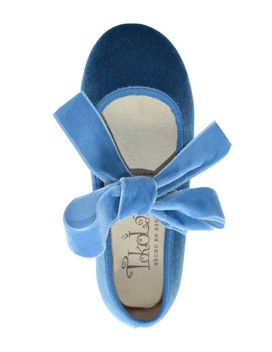 Zapato Niña / Salón Lazo/Terci Azul -Tokolate