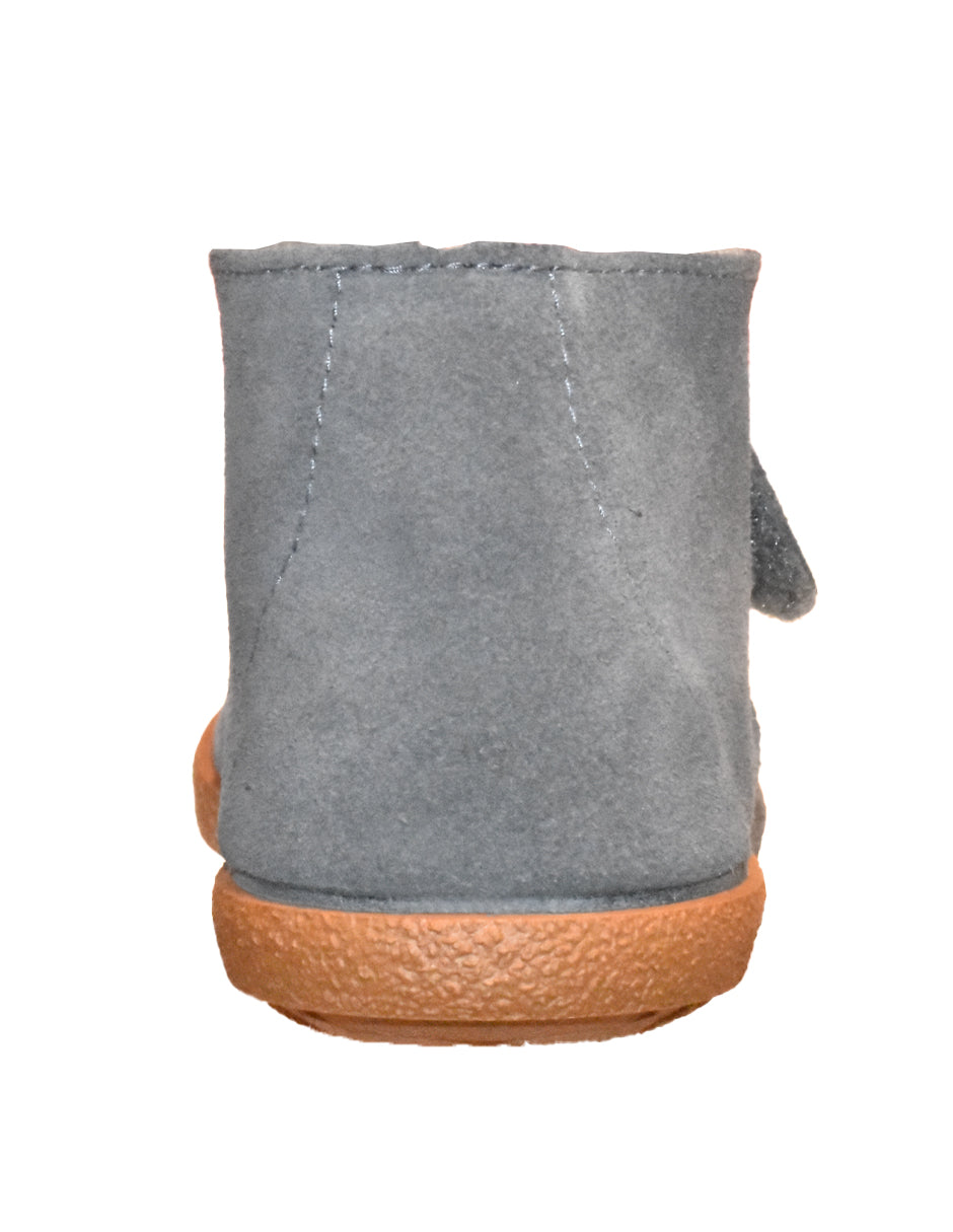 Zapato Niño Botin Safari Velcr Gris -Pekis