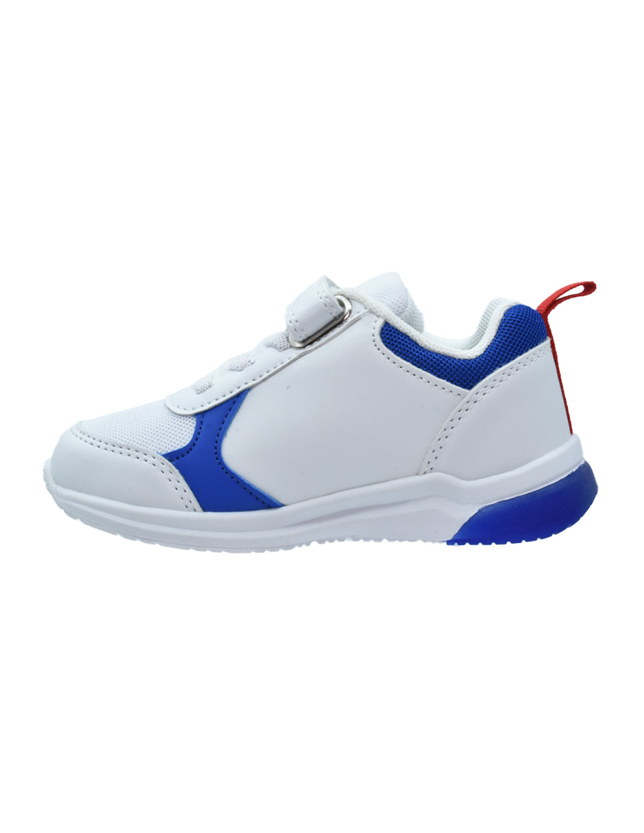 Tenis Niño Super Mario con Agujeta Elástica y Luces LED- GEORGIE BOY