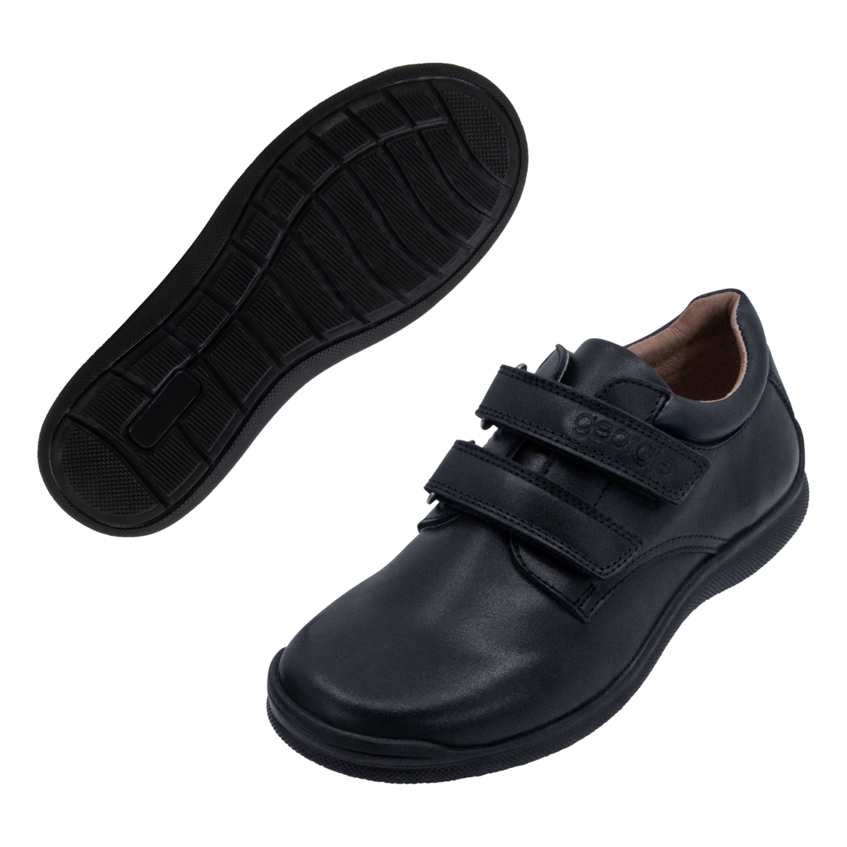 Georgie Zapato Escolar Niño Con Velcro Ajustable