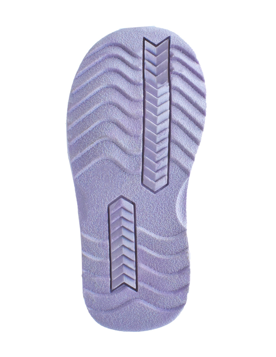 Bota Baja Georgie Boy Violeta con Forro Borrega para Niña