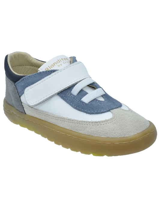 Zapato Barefoot Niño Deportivo Resorte Azul -Blanditos