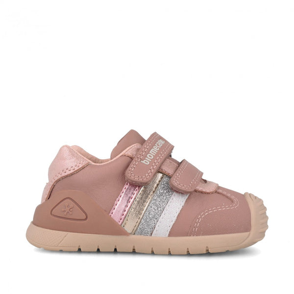 ZAPATO NIÑA FRANJAS DOS VELCROS