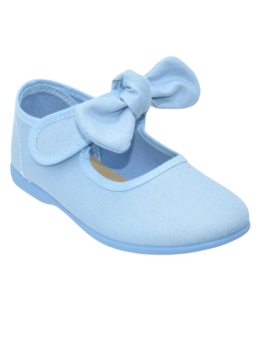 Merceditas Pekis Lazo pique Azules para Niña