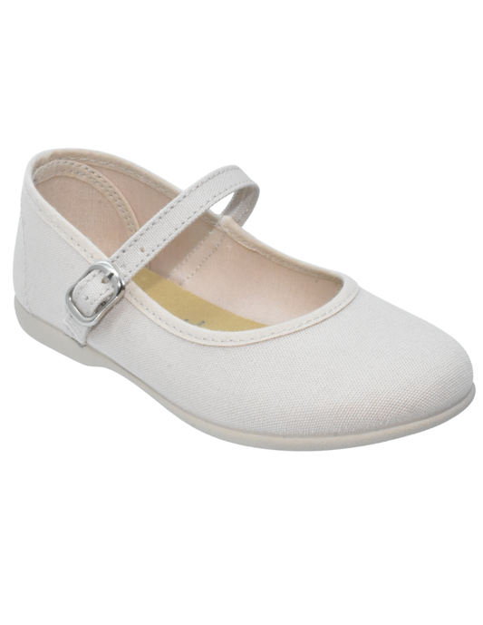 Zapato Pekis MJ Hebilla pique Grises para Niña