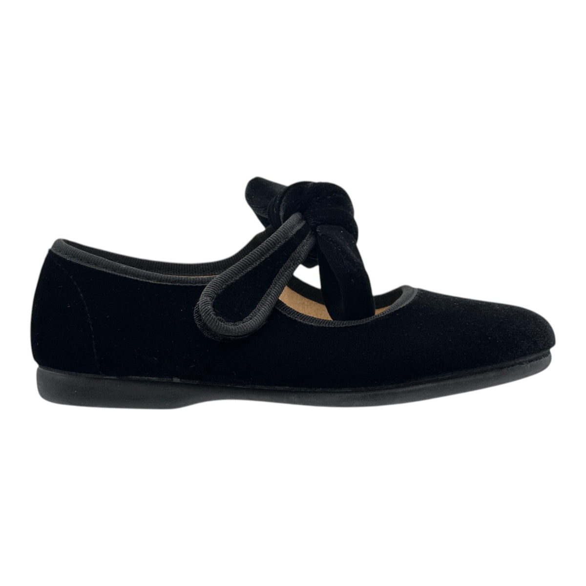 ZAPATO NIÑA BANDA MOÑO/TERCIOPELO