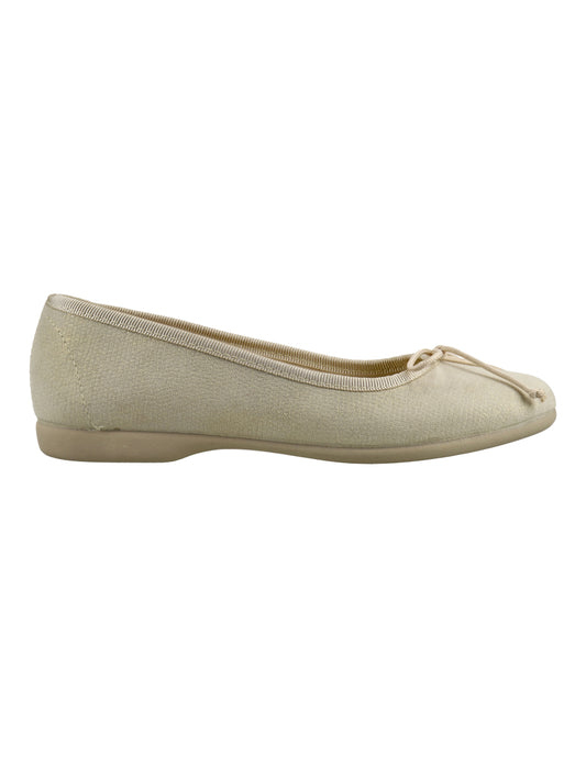 Zapato Tokolate Balerina /turia Oro para Niña