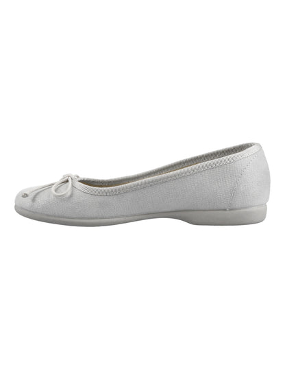 Zapato Tokolate Balerina /turia Plata para Niña