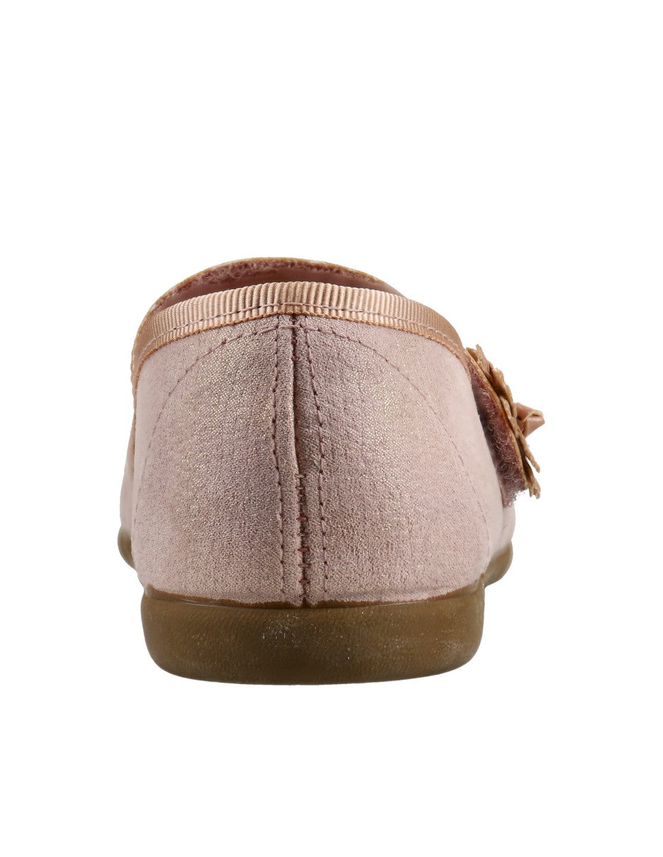 Zapato Tokolate Mercedes Correa/turia Rosas para Niña