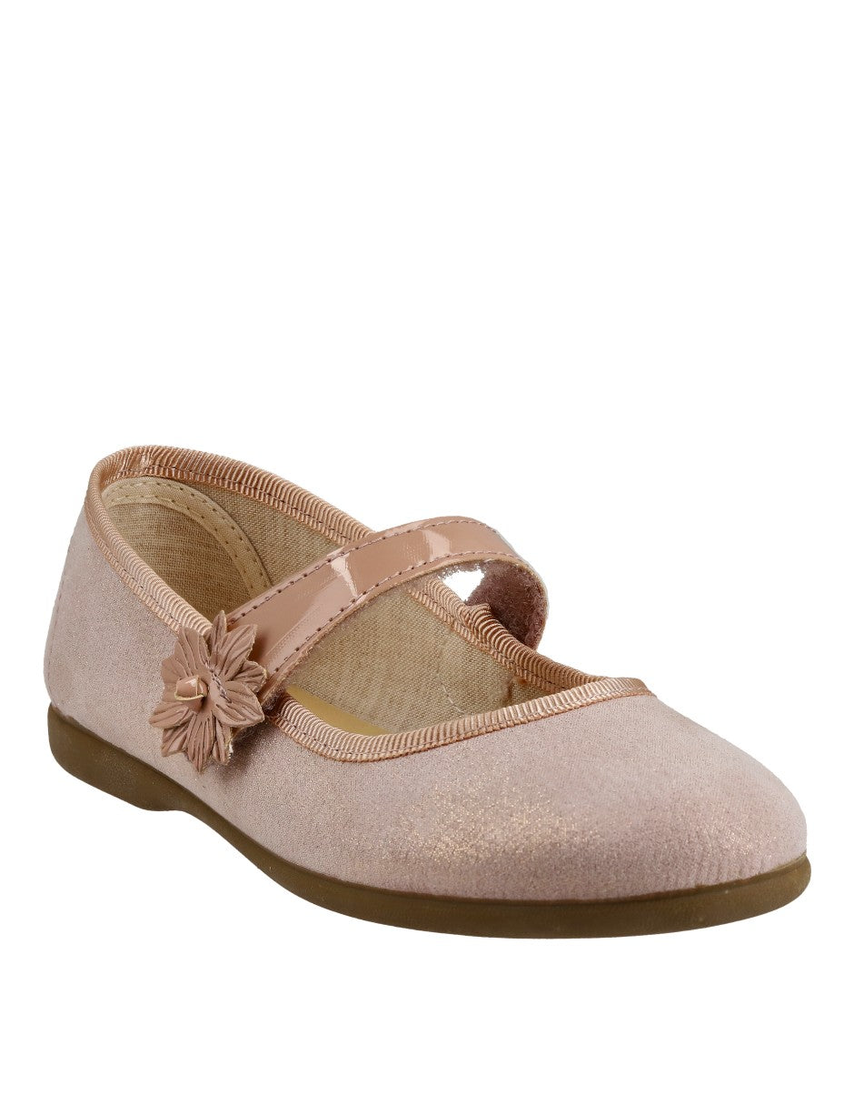 Zapato Tokolate Mercedes Correa/turia Rosas para Niña