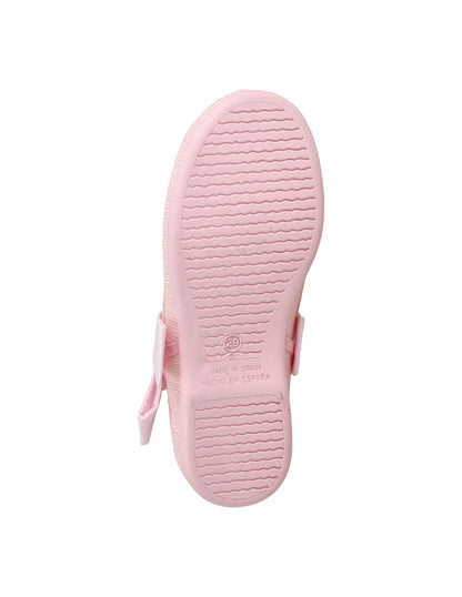 Zapato Tokolate Angelito Cinta/lino Rosas para Niña