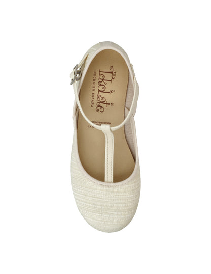 Zapato Tokolate Hebilla/pala/amalfi Beige para Niña