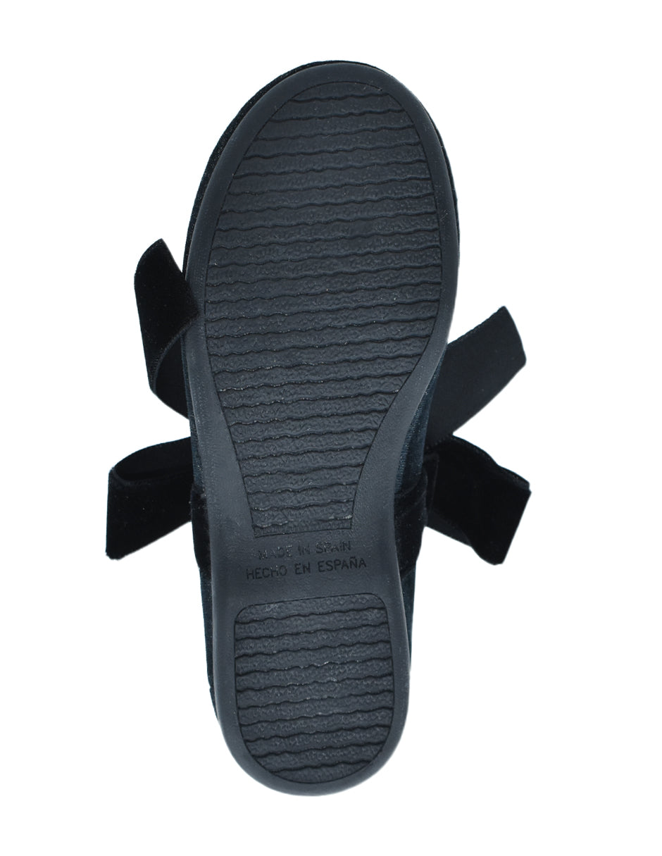 Zapato Niña / Salón Lazo/Terci Negro -Tokolate