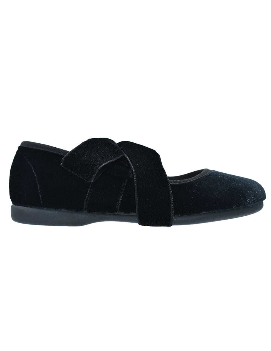 Zapato Niña / Salón Lazo/Terci Negro -Tokolate