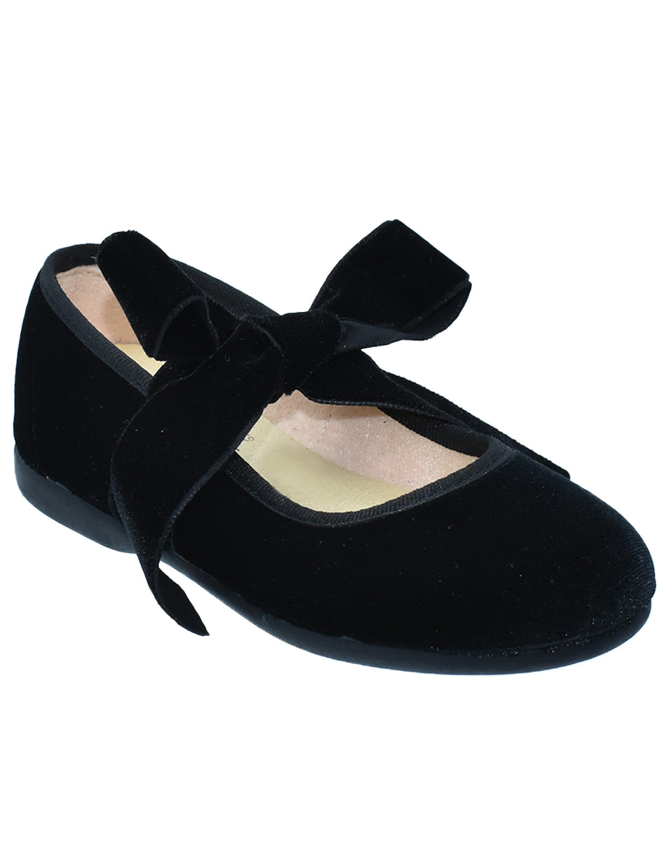 Zapato Niña / Salón Lazo/Terci Negro -Tokolate