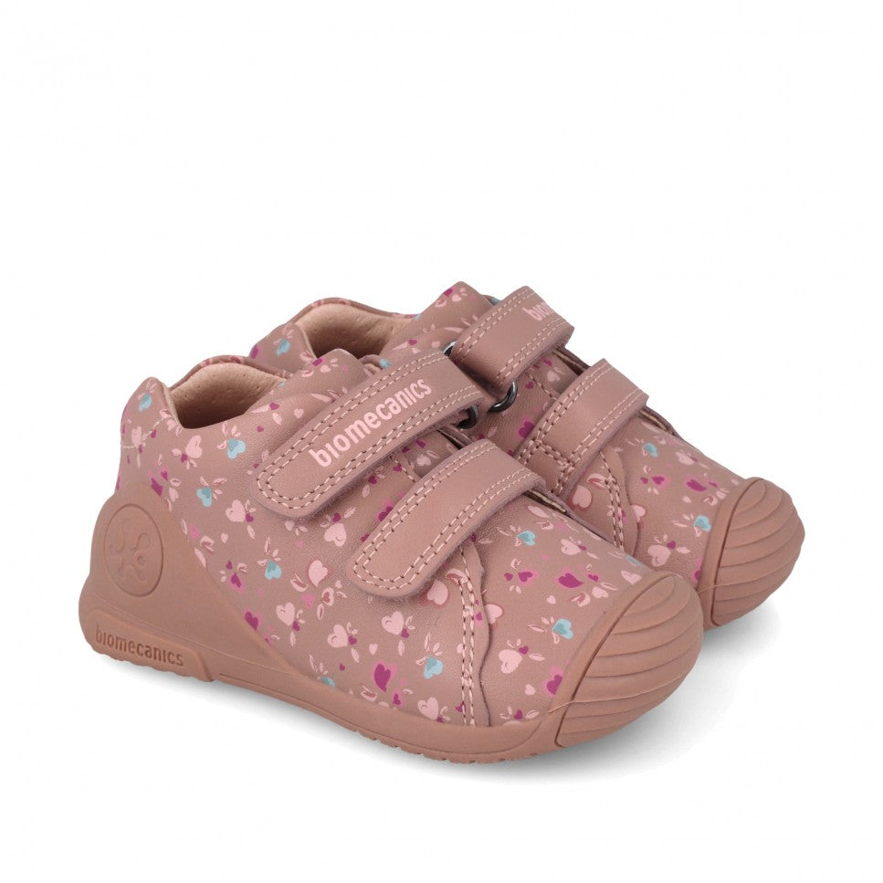 ZAPATO NIÑA ESTAMPADO DOS VELCROS