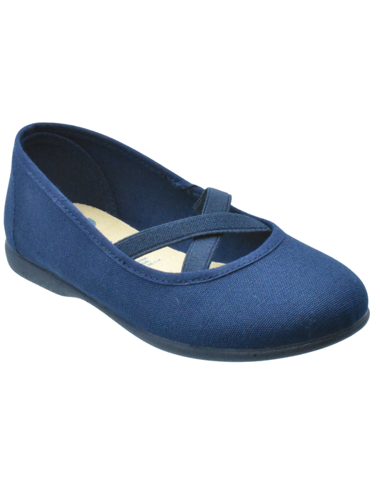 Balerinas Pekis  Resorte pique Azul Marinos para Niña