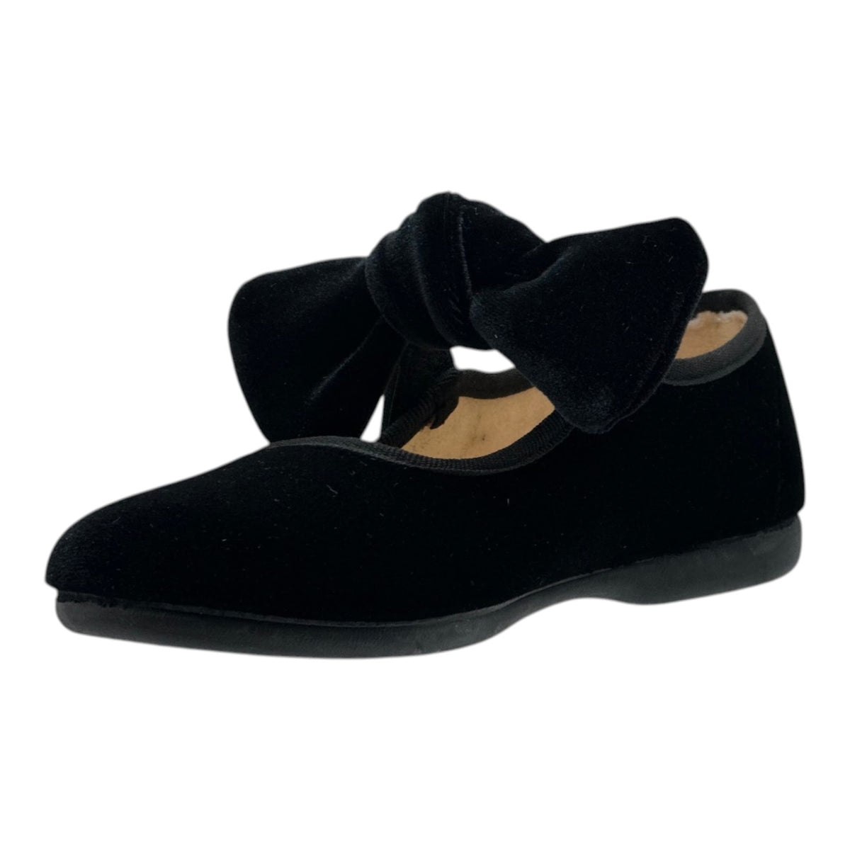 ZAPATO NIÑA BANDA MOÑO/TERCIOPELO