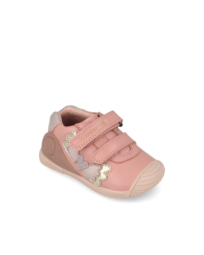 ZAPATO NIÑA CASUAL PETALOS DOS VELCROS