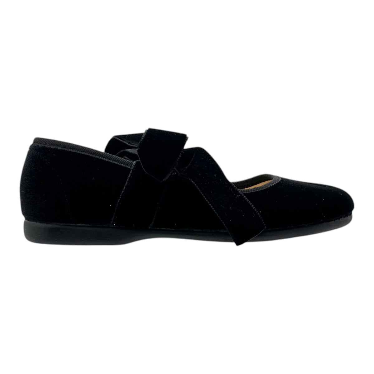 ZAPATO NIÑA VALENCIANA CINTAS/TERCIOPELO