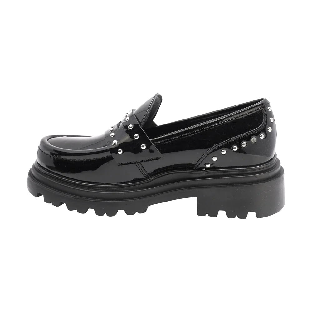 MOCASIN NEGRO PARA NIÑA CHAROL ESTOPEROLES