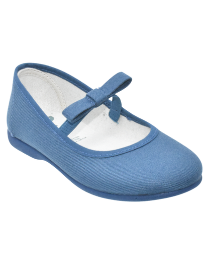 Merceditas Pekis Azules con Lazo Berlin para Niña