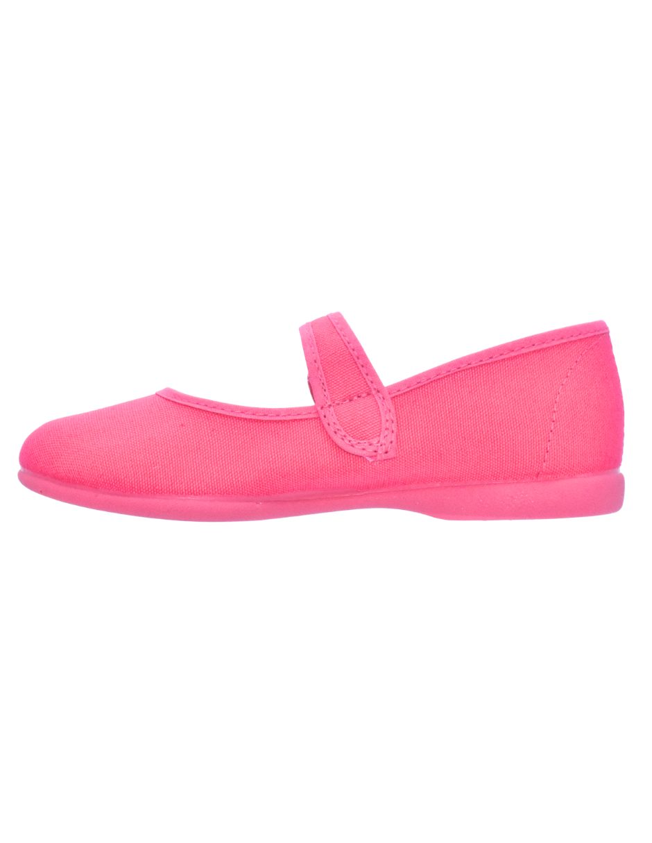 Merceditas Pekis en Pique Fucsia con Correa para Niña